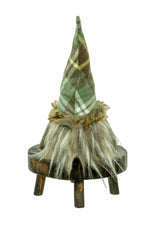 Sitting Green Girl Gnome