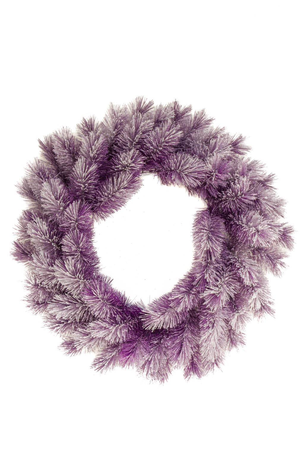 26" Hangable Purple Pvc Wreath