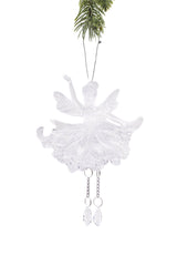 6" Hangable Clear Plastic Fairy Ornament In Action