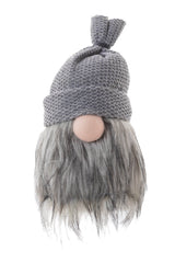 7.9" Sitting Gray Cloth Beanie Gnome