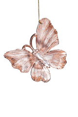 9.5"Hanging Gold Acrylic Butterfly Ornament