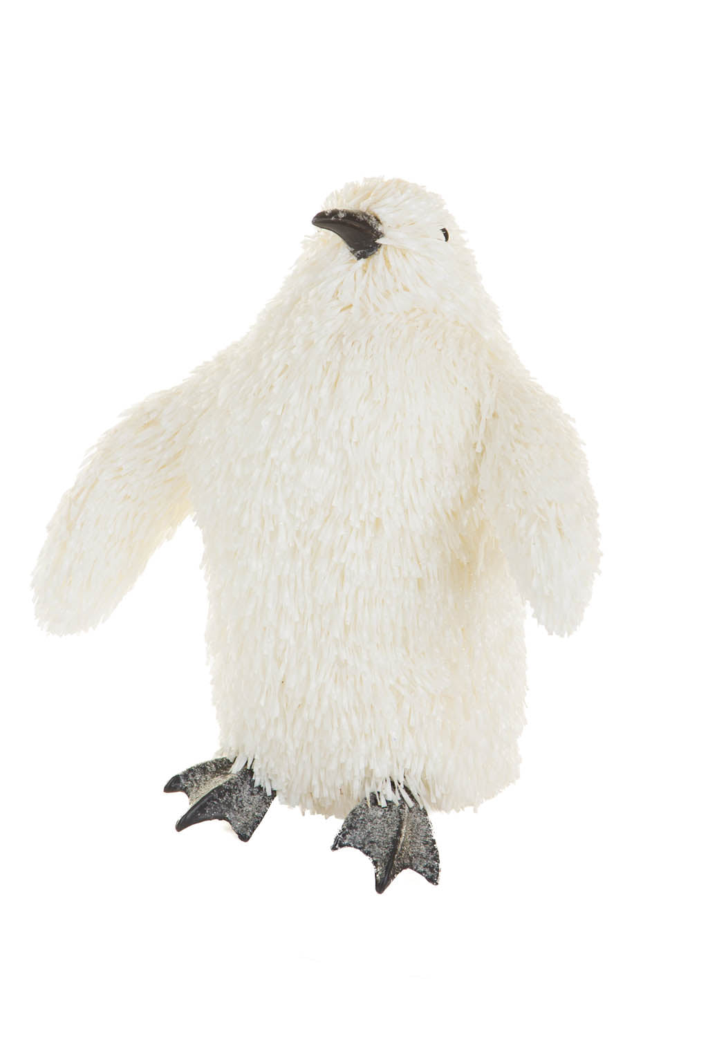 10.75" White Plastic Penguin Figurine