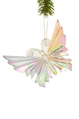 5.5" Crystalline Iridescent Plastic Butterfly & Dragon Fly Ornament