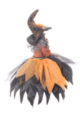 Sitting Orange Witch