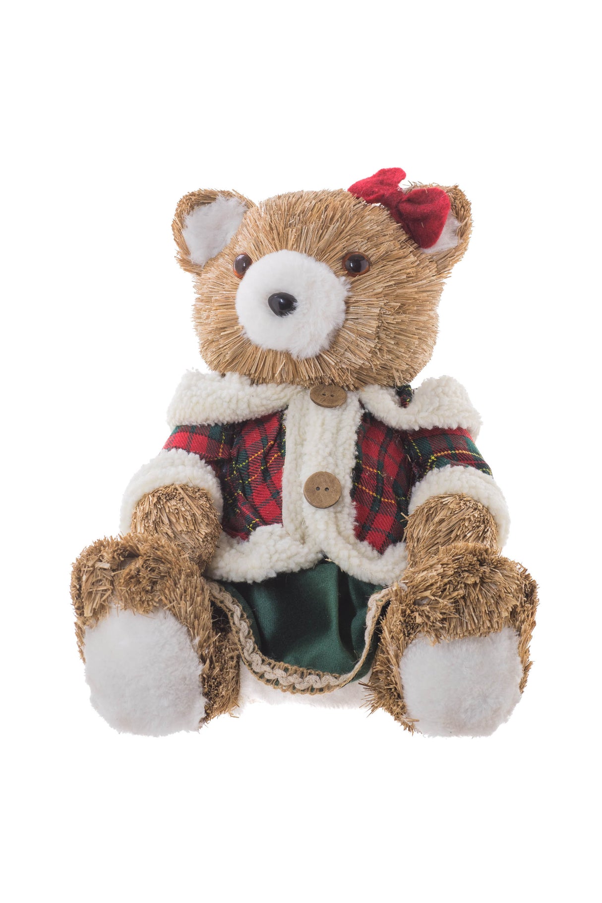 Sitting Green Gentleman Bear