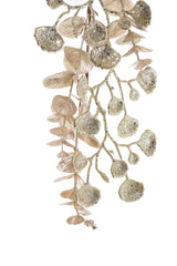 72"Beige Plastic Eucalyptus Garland