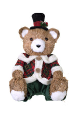 Sitting Green Gentleman Bear