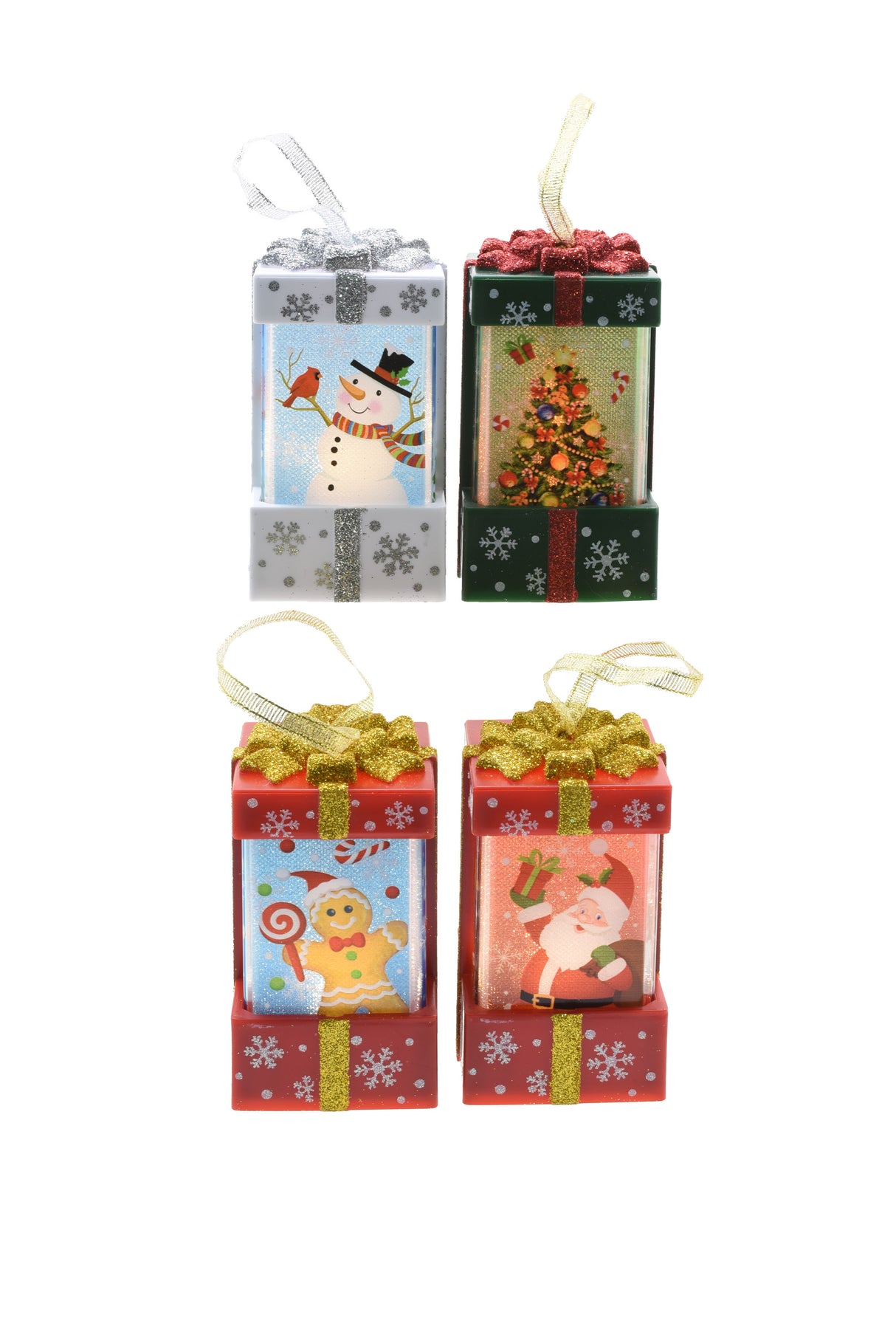 Multi-Coloured Hanging Small Light-Up Lanterns LED Ornament