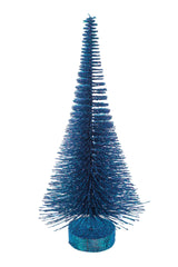Royal Blue Pine Needle Decorative Tree