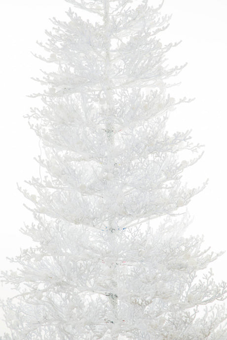 84" Flocked White Pvc Color Change LED Christmas Tree