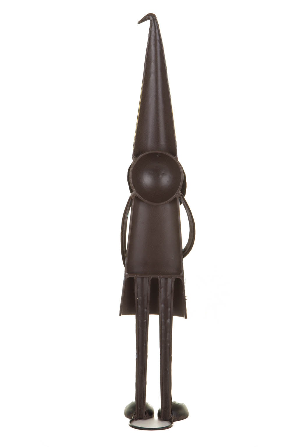 22" Teal and White Metal Nordic Elf with Holiday Cap