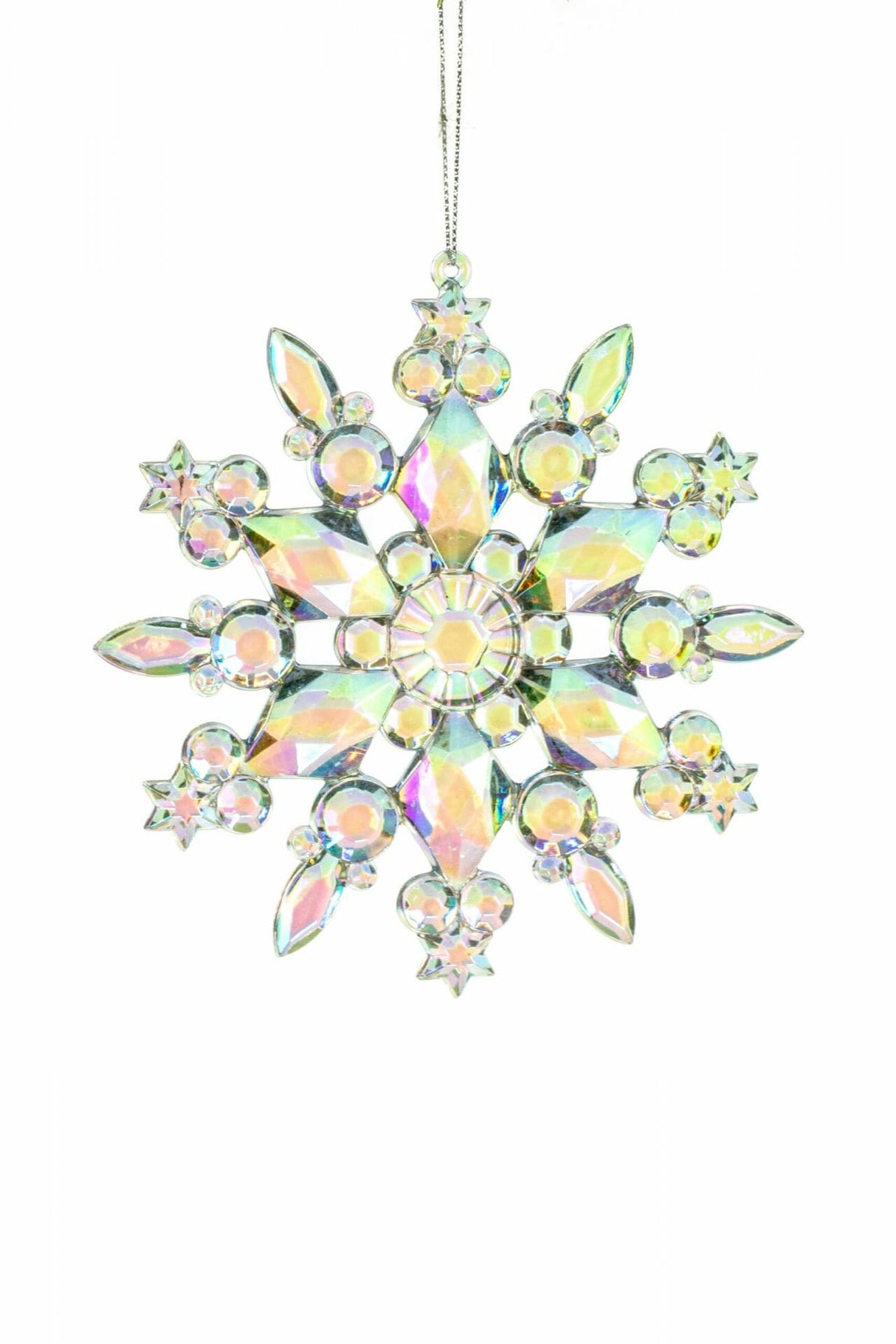 5" Hanging Iridescent Star Ornament