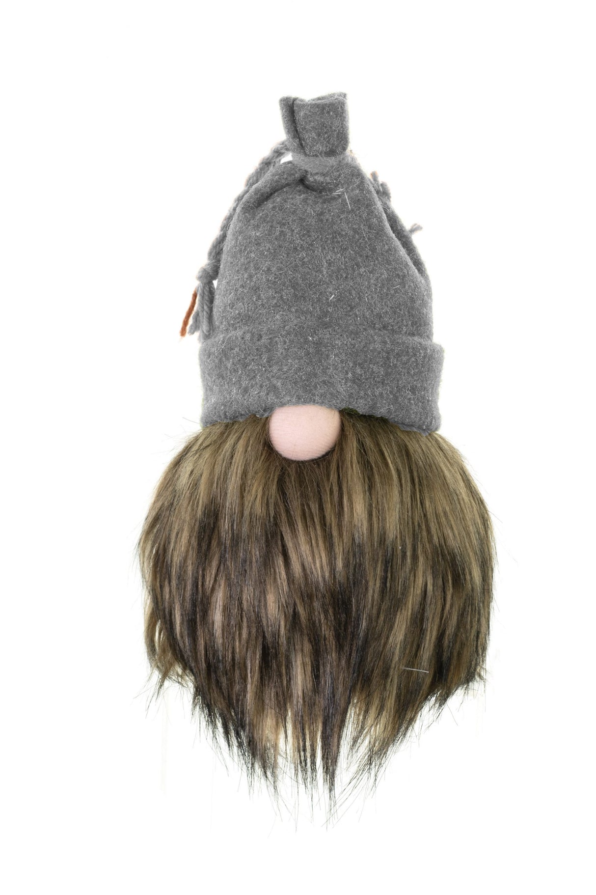 7.9" Sitting Gray Cloth Beanie Gnome