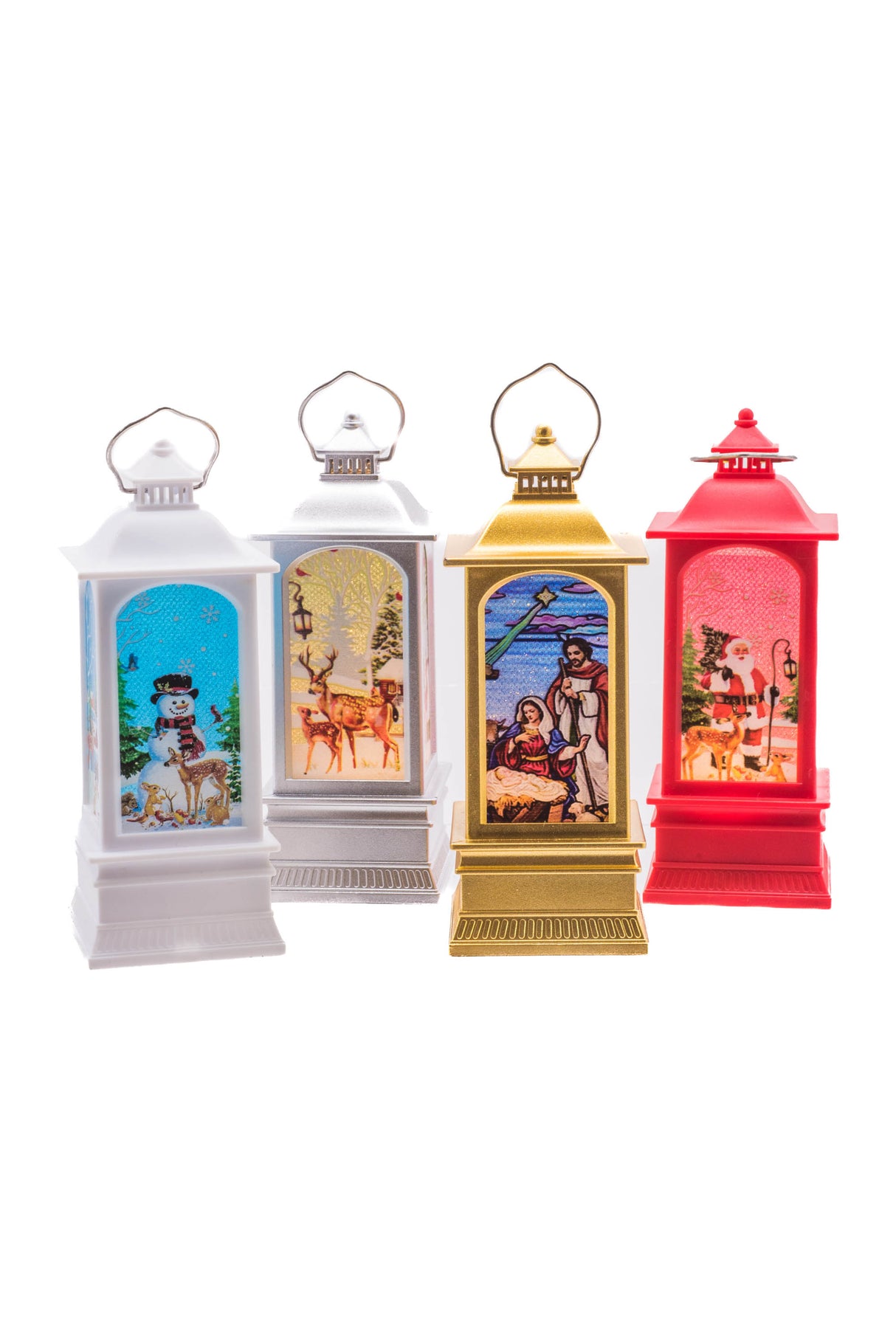 Multi-Coloured Light-Up LED Small Lanterns