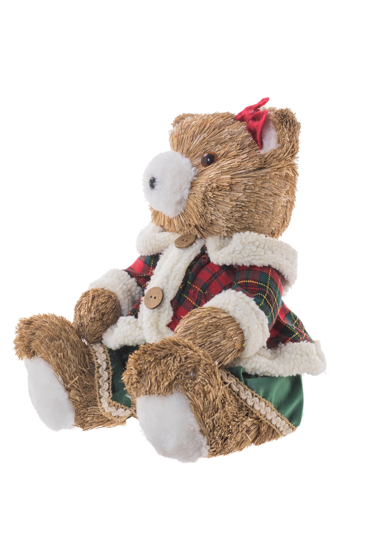 Sitting Green Gentleman Bear