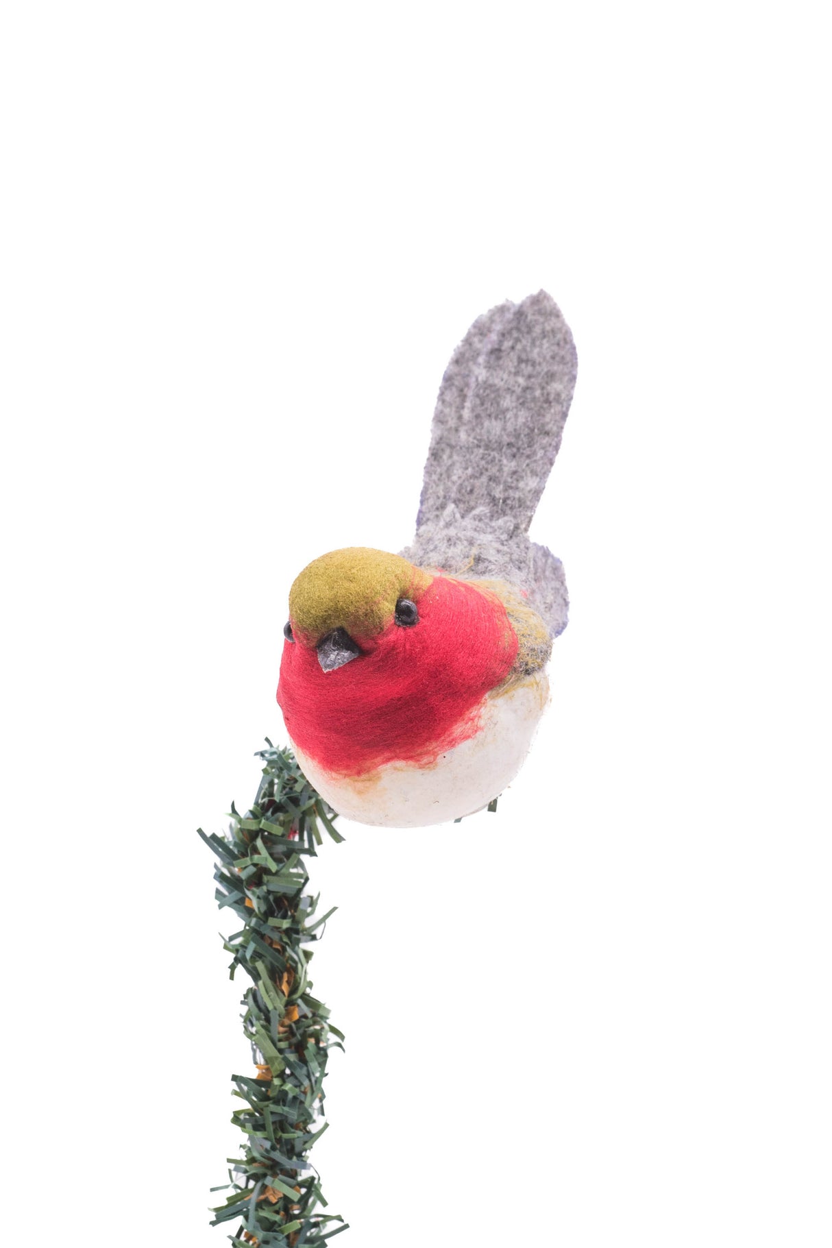 5" Hanging Red Foam Finch Ornament